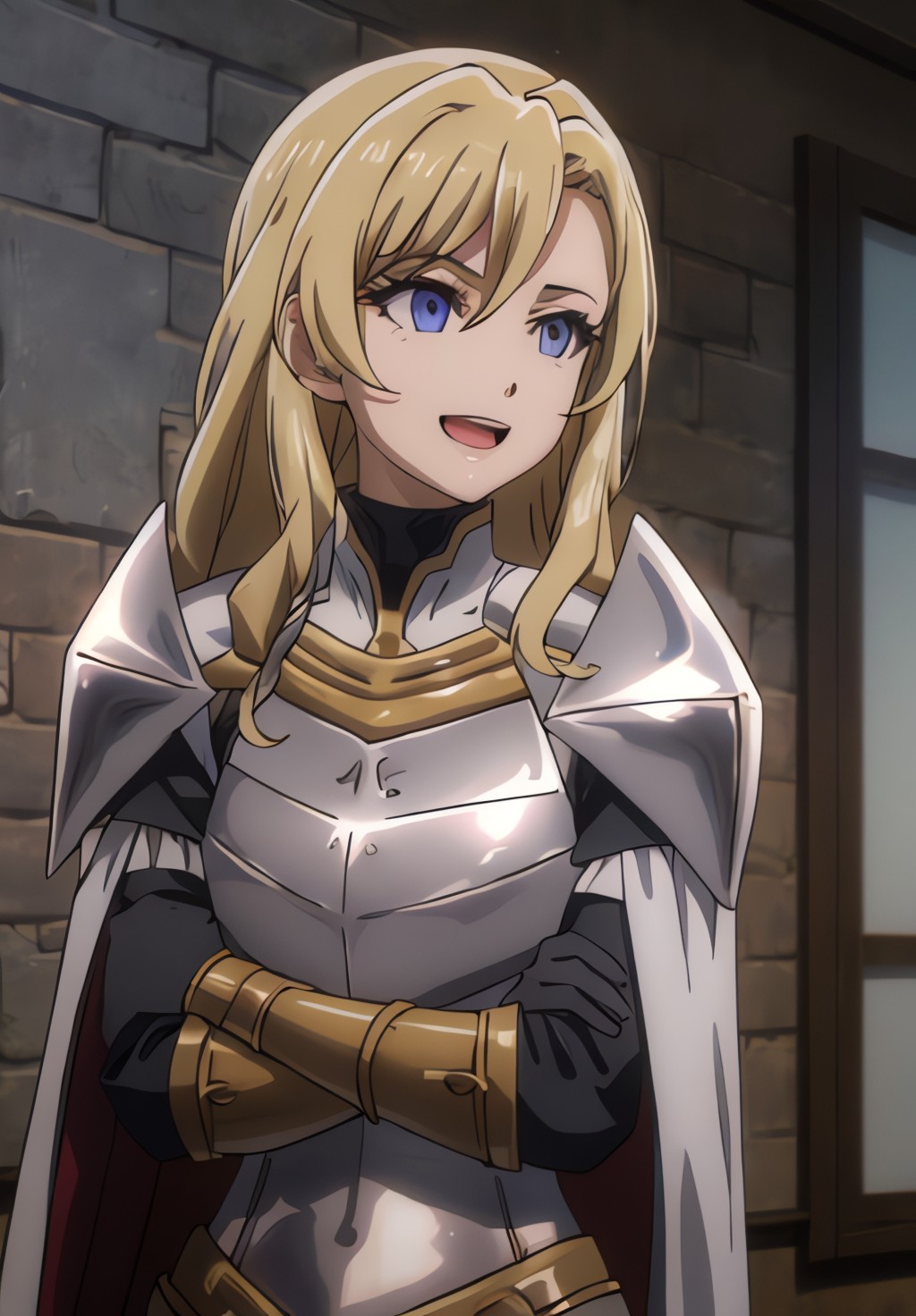 00002-realcartoonAnime_v9-GoblinSlayer GoblinSlayer FemaleKnight solo looking at viewer smile.jpg